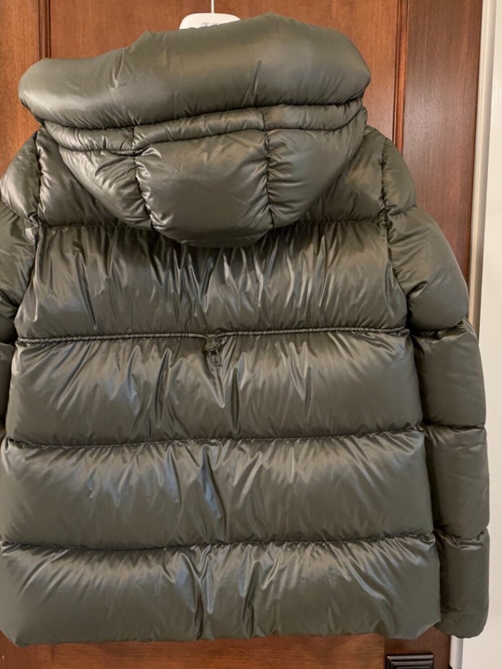 Moncler Chambon Short Down Jacket -Green - Picture 3 of 13